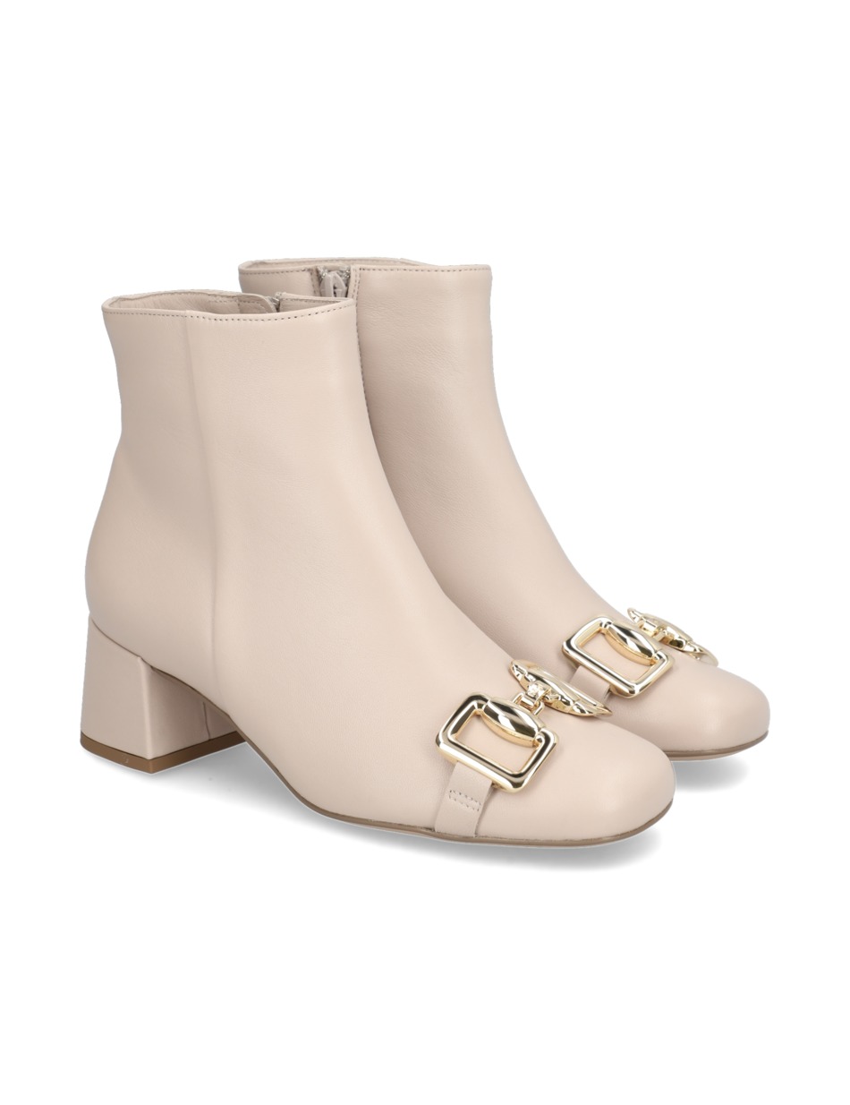 Glattleder Stiefelette