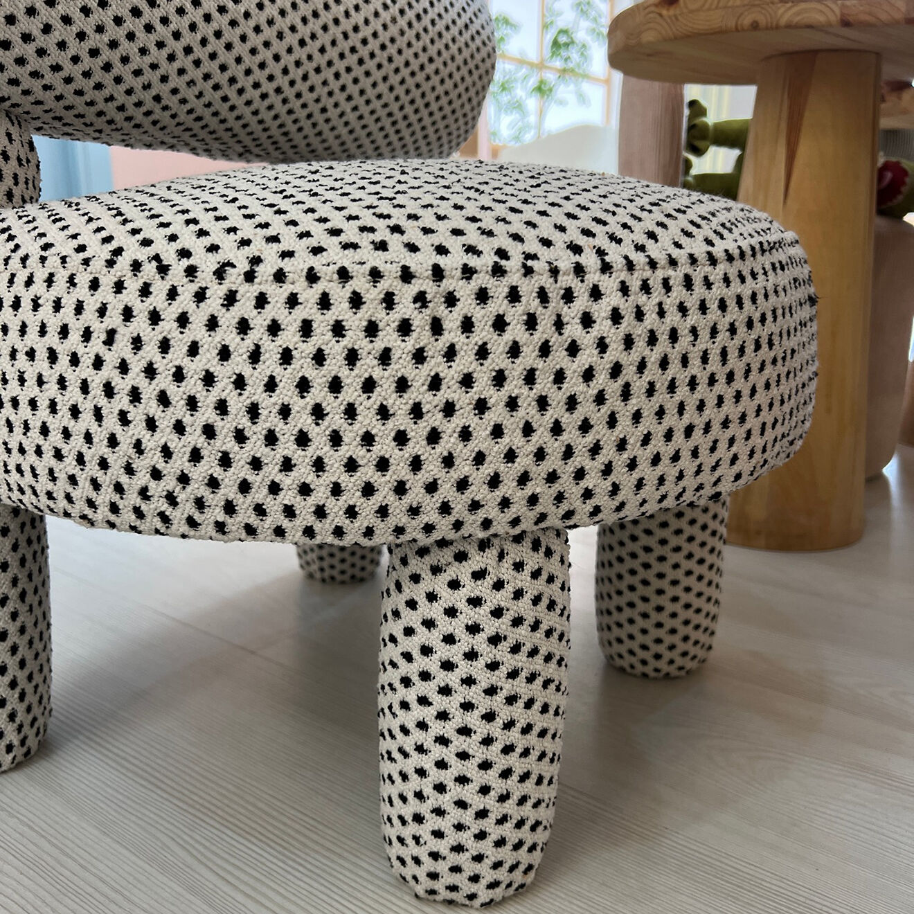 Homitis Fauteuil Enfant Dino noir/blanc - 39x58x39 cm