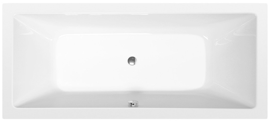 Polysan Krysta ligbad 180x70x39cm wit glans