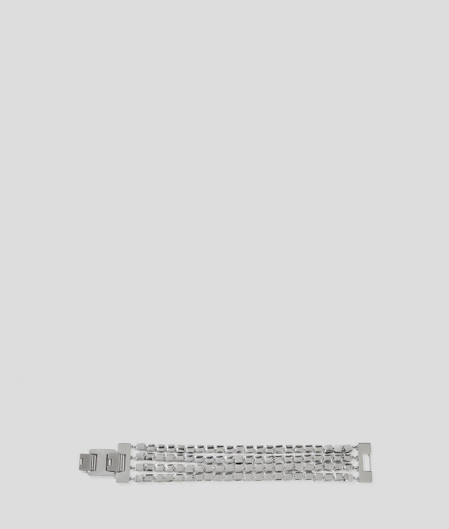 Bracelet de cristaux superposés - Argent