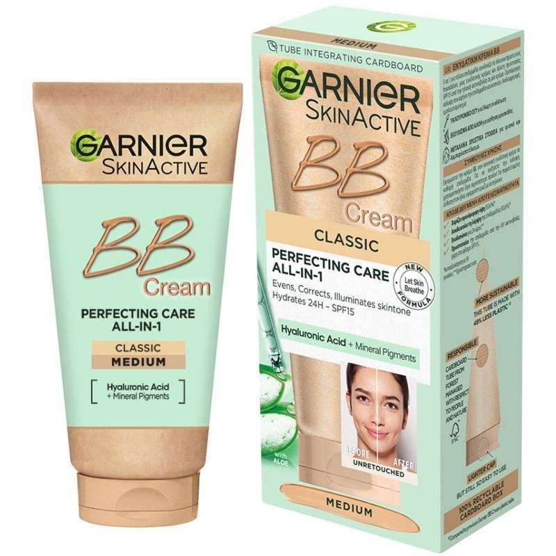 Garnier Skinactive BB Cream Perfecting Care All-In-1 SPF 15 - 50 ml - Medium