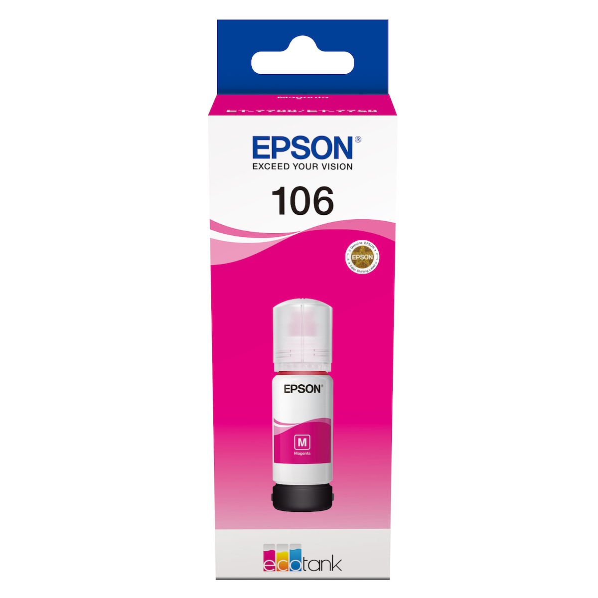 Epson blekkflaske 106 EcoTank Magenta