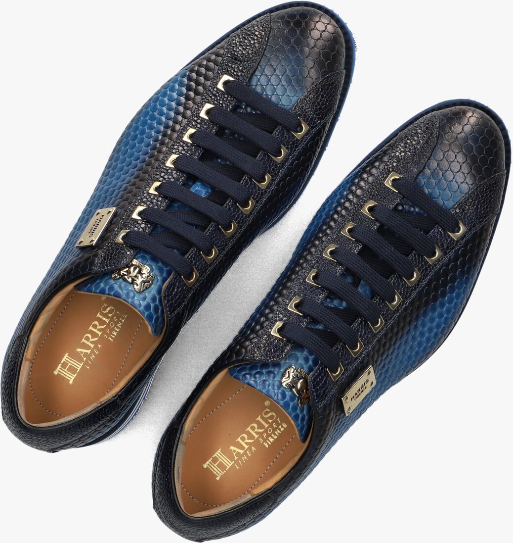 donkerblauwe harris lage sneakers 2892