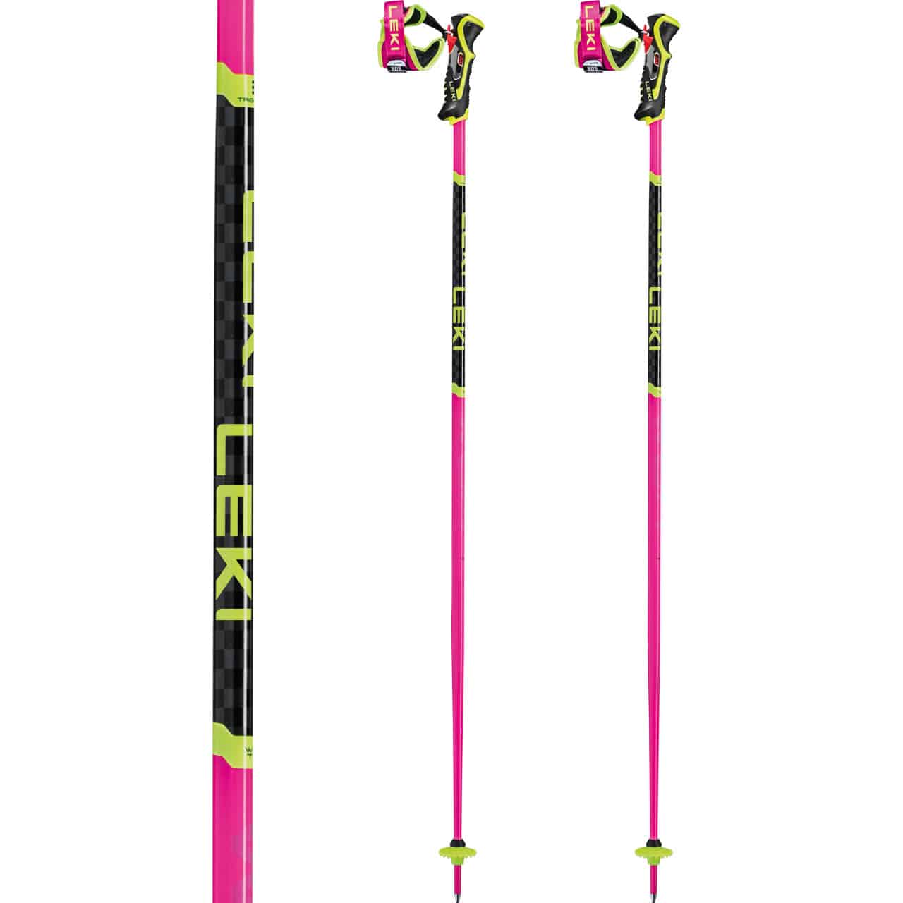 Leki WCR TBS SL 3D neonpink/black/neonyellow | Leki Alpin Skistöcke | Leki | L | MARKEN | XSPO