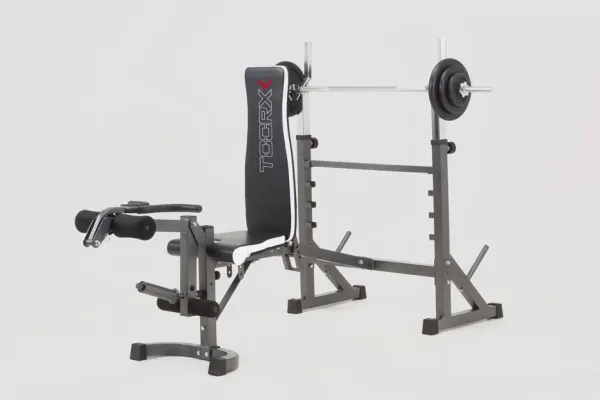 Toorx WBX-90, Justerbar vægttræningsbænk, 240 kg, Motionscenter, Hjem, 120 kg, Stål, Sort