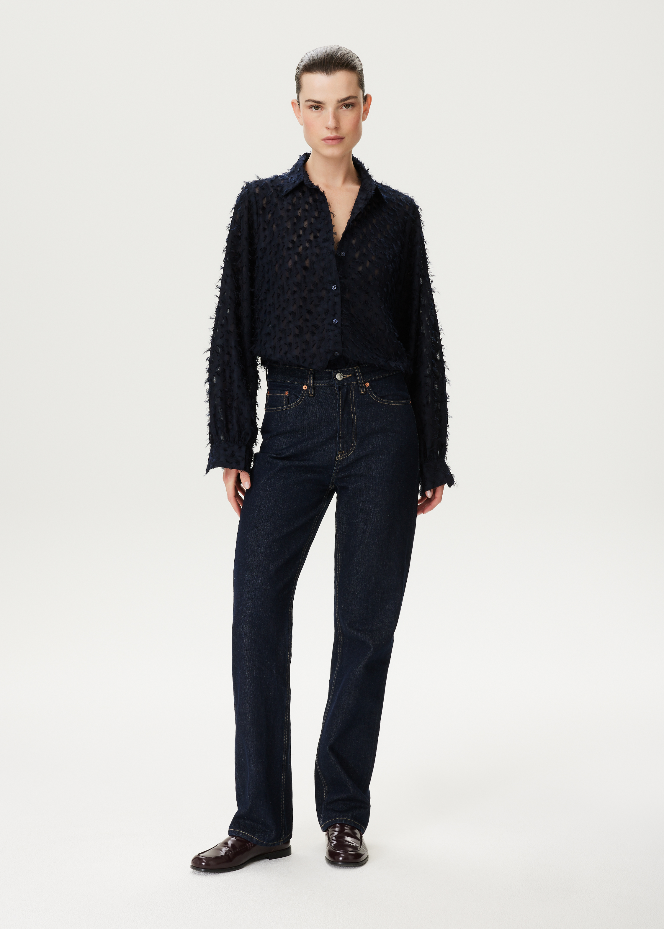 Blouse met franjes