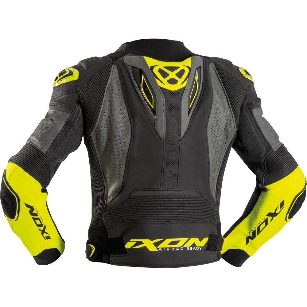 Ixon - Blouson Vendetta Evo Noir / Anthracite / Jaune
