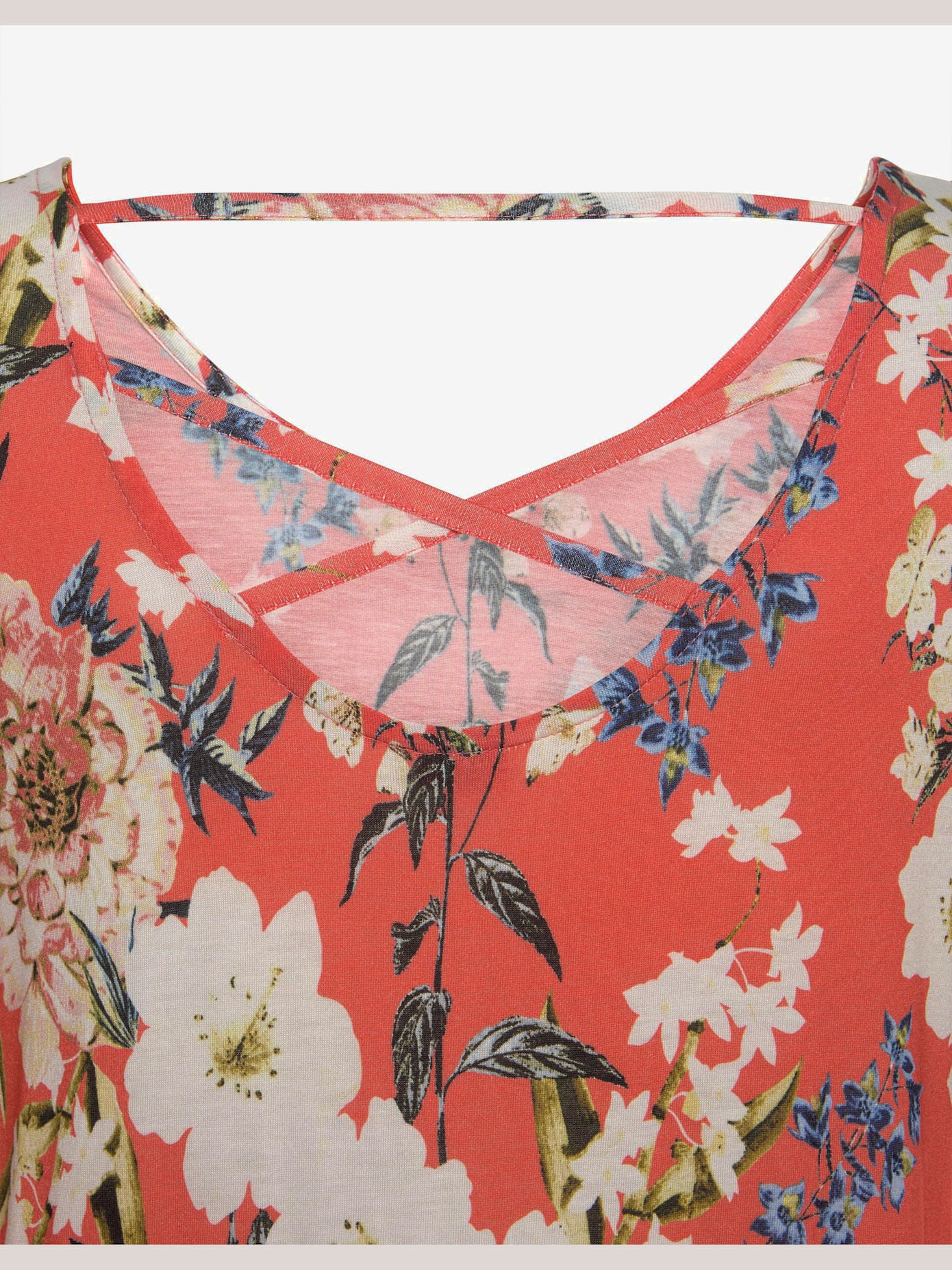 Robe en jersey manches 3/4 élastiquées