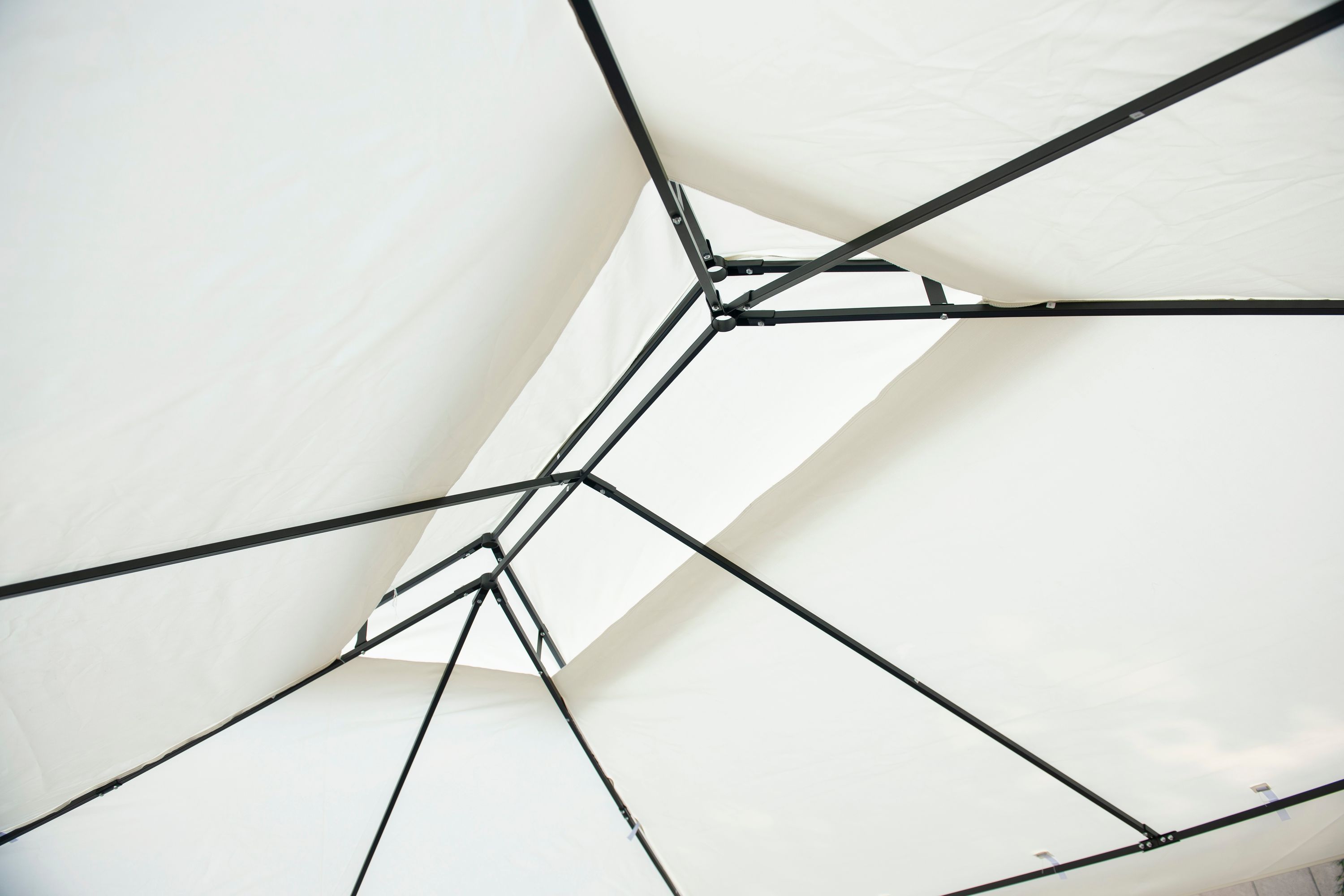 Gartenpavillon LAVEN 4 x 3 m beige