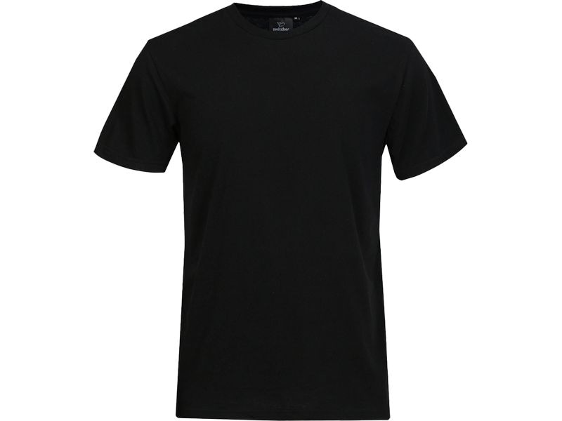 Switcher 4er-Pack Unisex T-Shirt Max Schwarz, S Unisex-T-Shirts