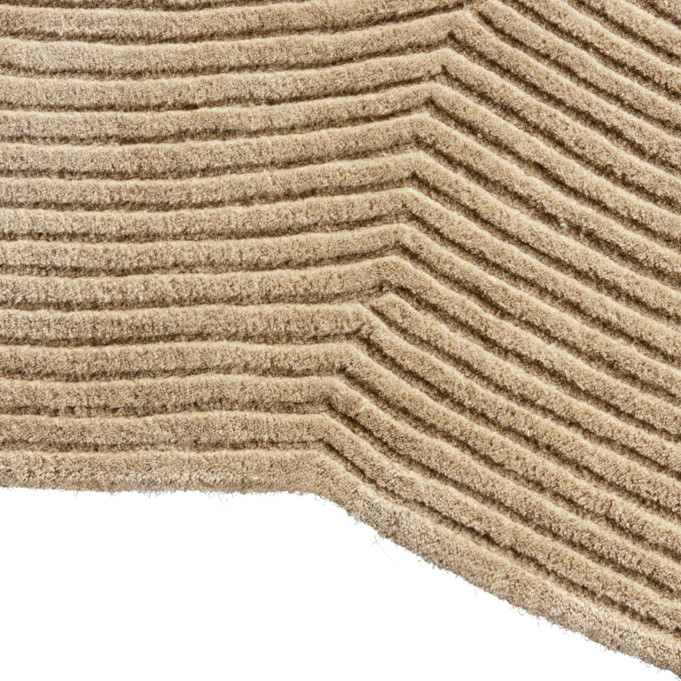 Bolia Zen Rounded vloerkleed 300x377 beige