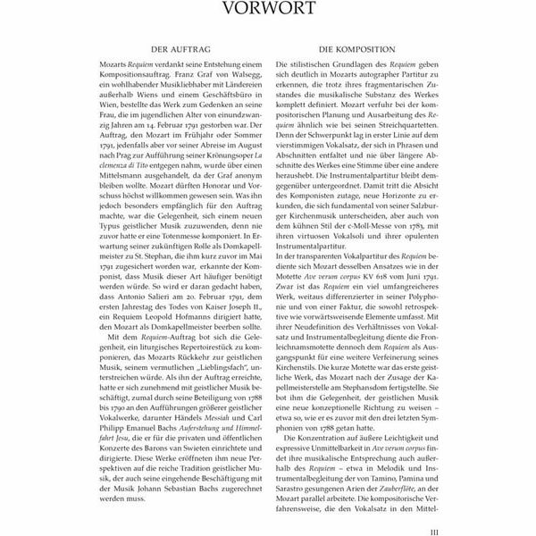 Bärenreiter Mozart Requiem KV626