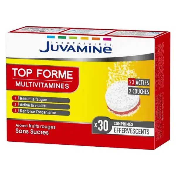 Juvamine Top Form Multivitamínico 30 comprimidos efervescentes