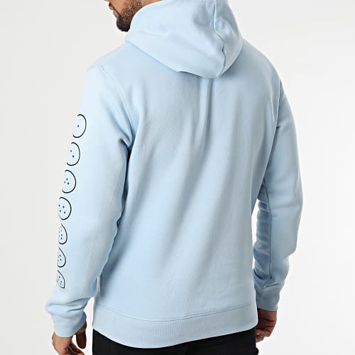 Sweat Capuche Capsule Corp Chest Bleu Ciel Noir