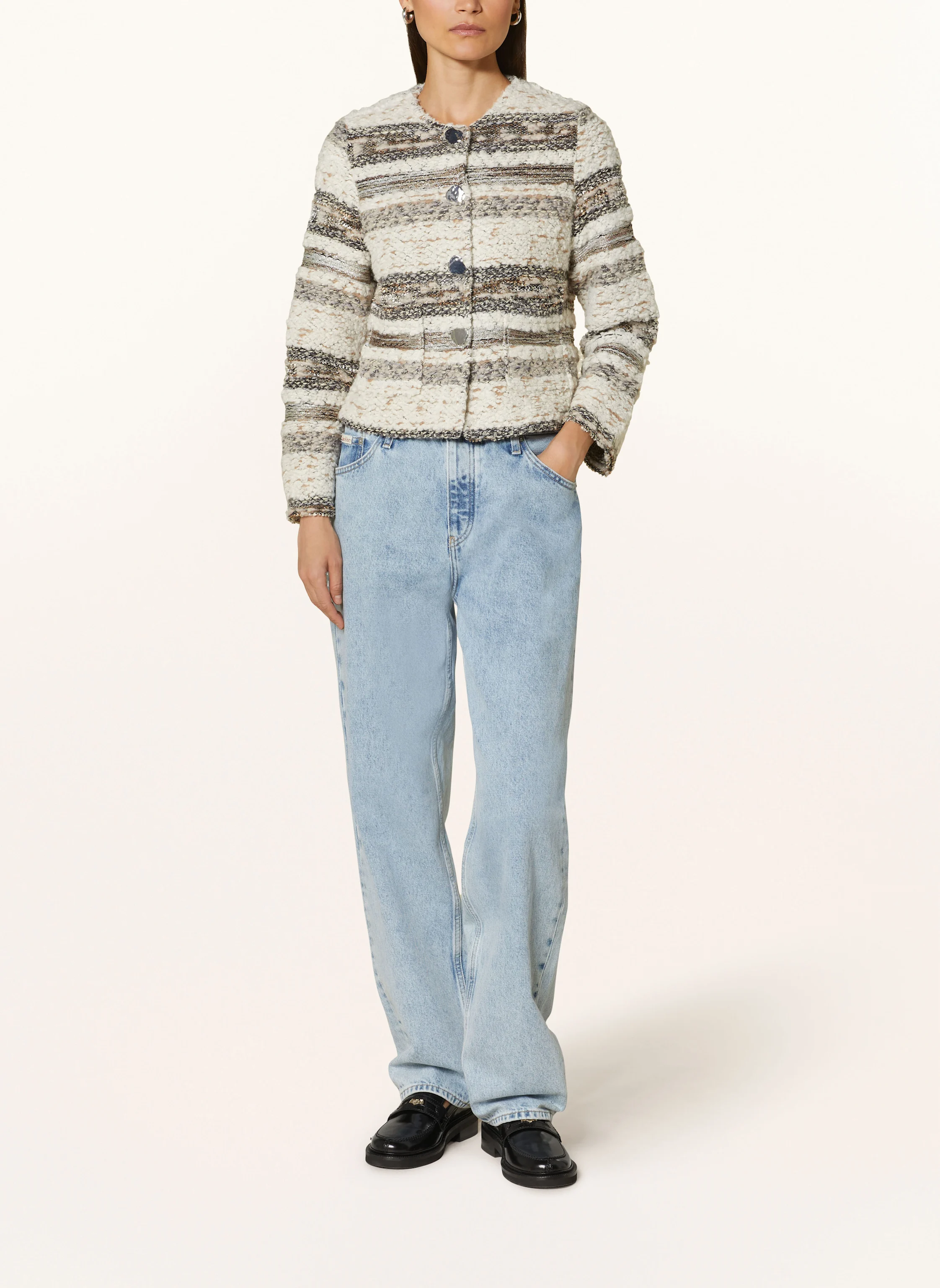 Rich & Royal Kastenjacke aus Bouclé