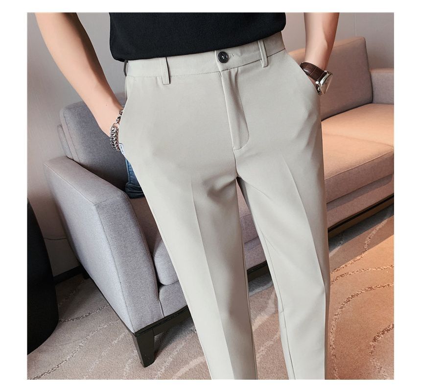Deepwood - taps toelopende cropped pantalon