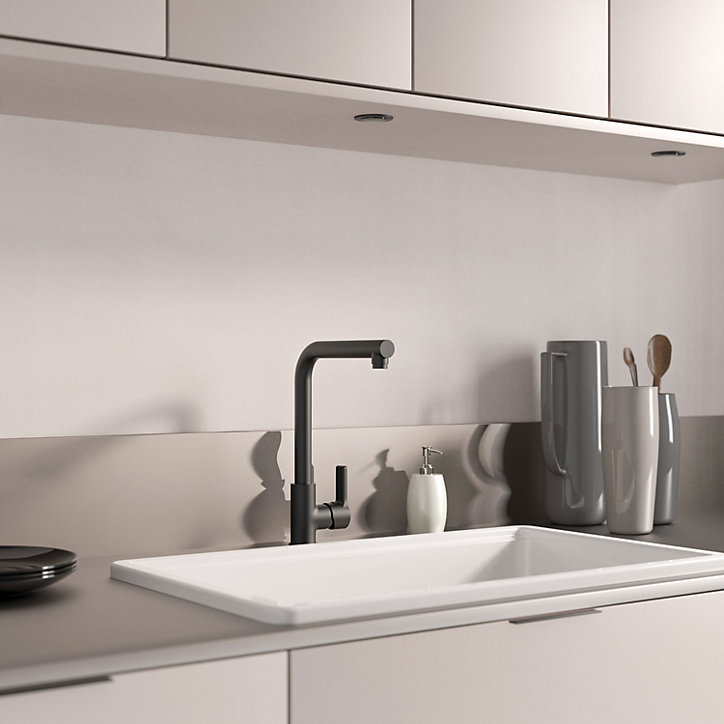 Mitigeur de cuisine noir mat Kramer Groupe Nook