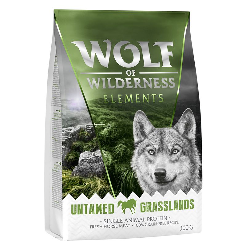 Wolf of Wilderness Elements Untamed Grasslands cheval - sans céréales