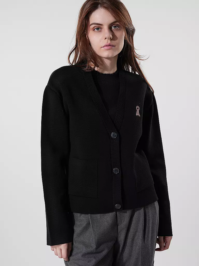 ARMEDANGELS Cardigan FIONAA MILANO schwarz