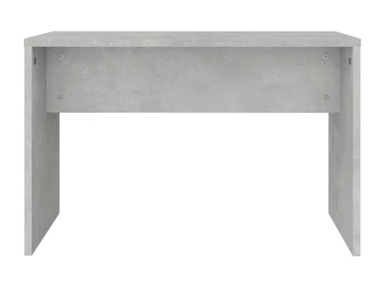 Ensemble de coiffeuse Gris béton 86,5x35x136 cm