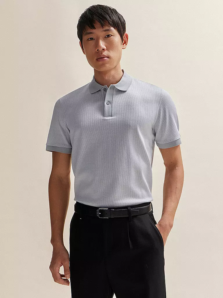 BOSS Poloshirt PARLAY 425  hellgrau