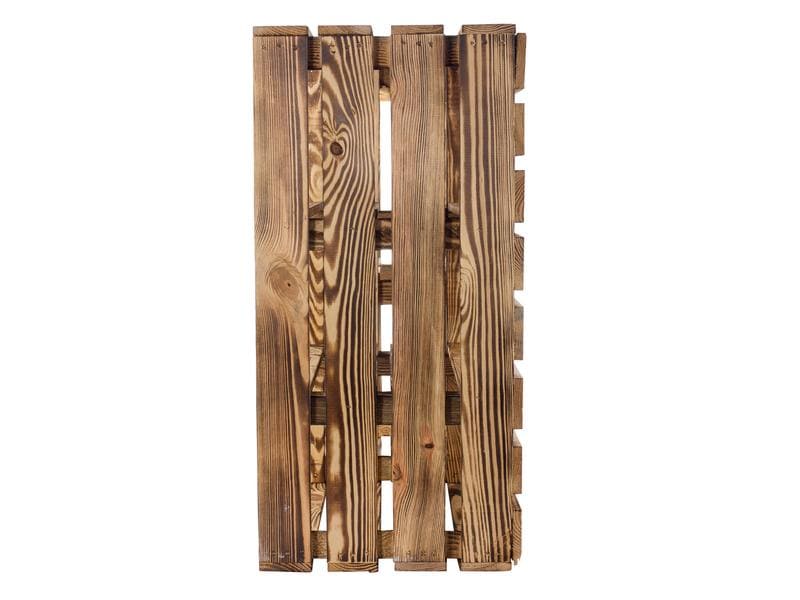 Holz Zollhaus Regal Vintage geflammt 77 x 68 cm Regal im Holzharassen Stil