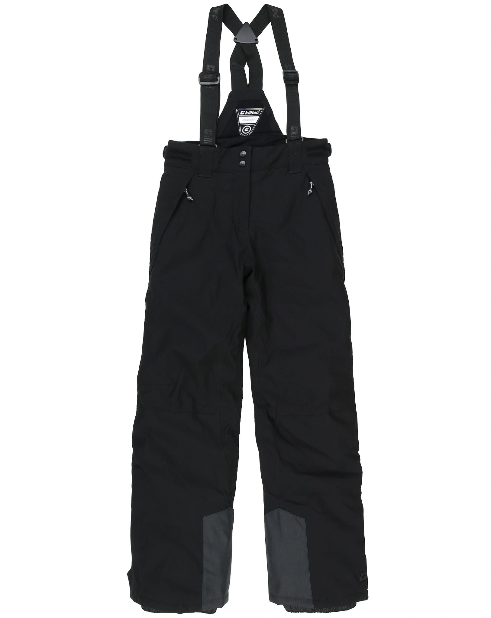 Funktionshose KSW 77 GRLS SKI mit abzippbarem Latz in schwarz