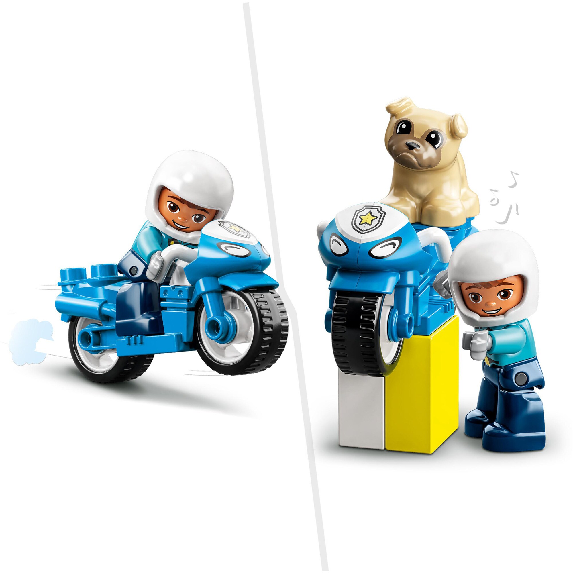 LEGO Konstruktionsspielzeug DUPLO Polizeimotorrad
