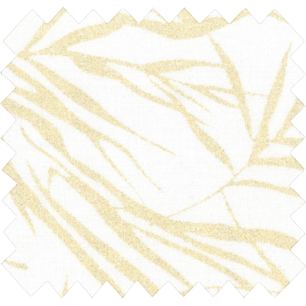 Coupon Tissu 1 M Ramage Or