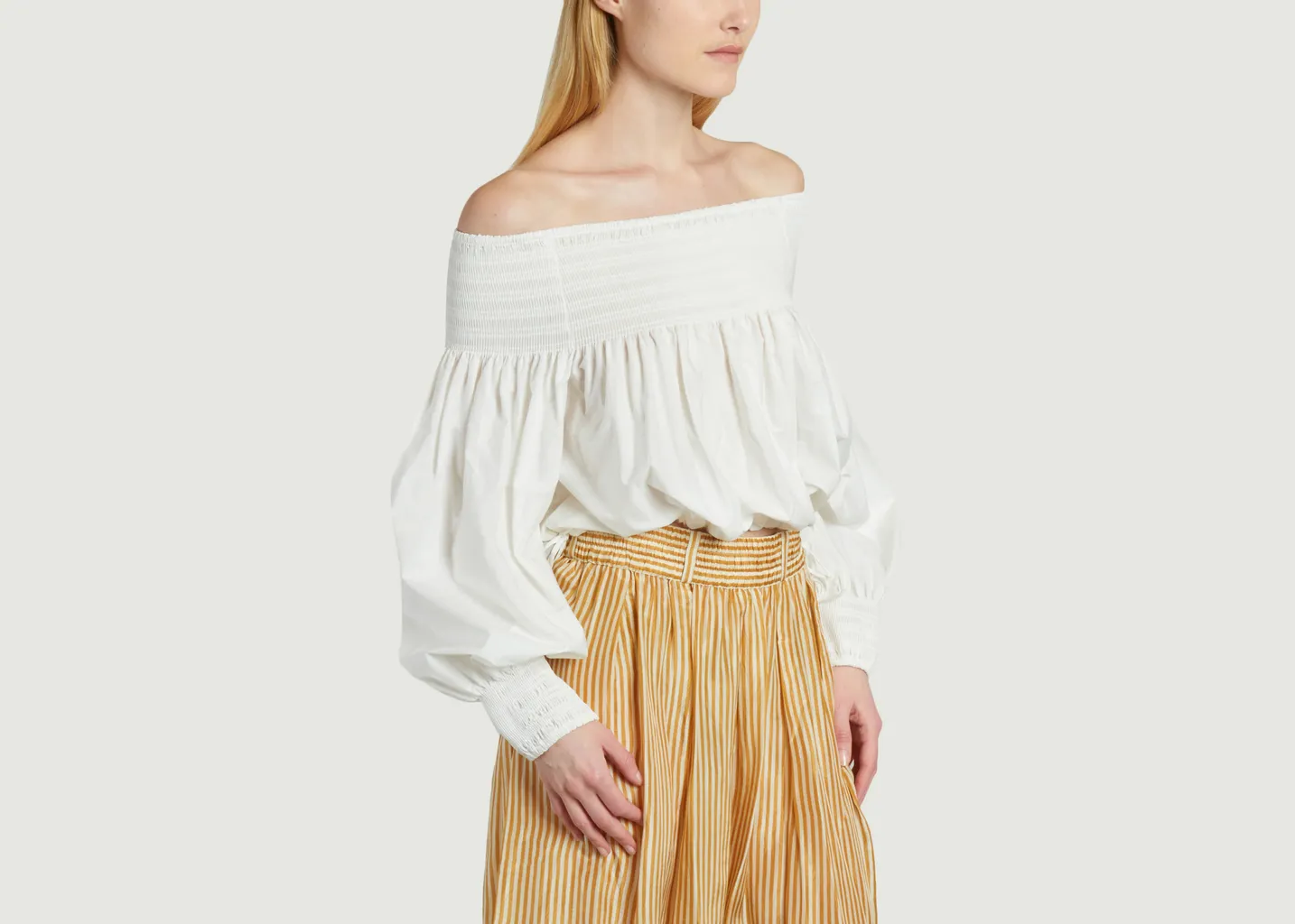 Blouse courte en coton Pyrite Mes Demoiselles