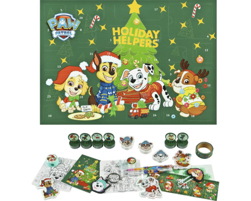 Adventskalender Paw Patrol 42x29,7 cm