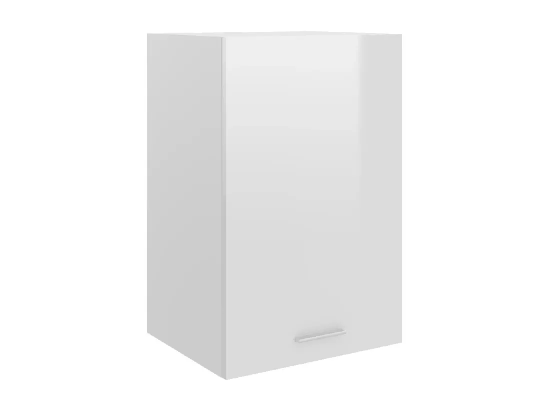 Armoire suspendue Blanc brillant 39,5x31x60cm Bois d'ingénierie