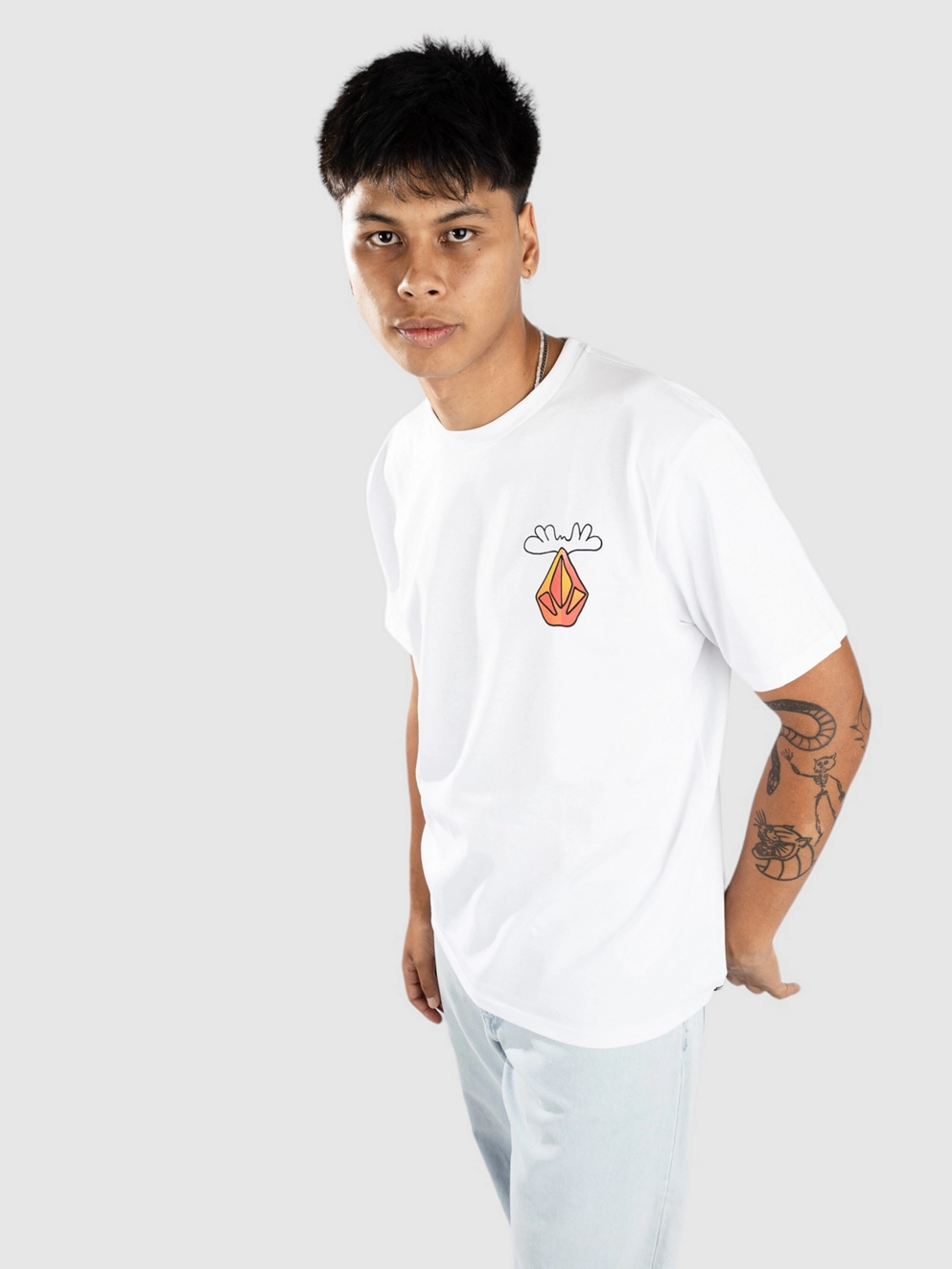 Volcom Olivmoose T-Shirt white