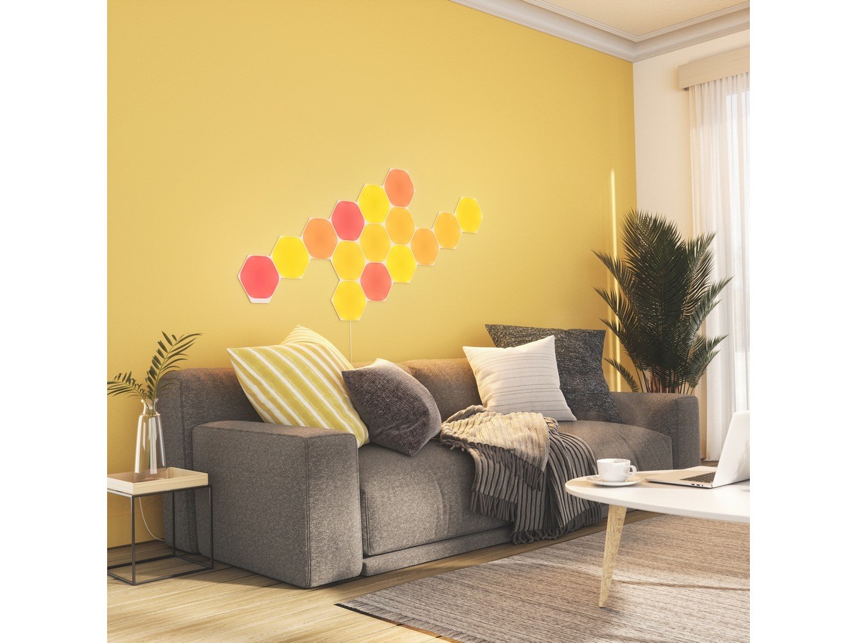 Nanoleaf - Shapes - Hexagons Starter Kit - 15 Panels