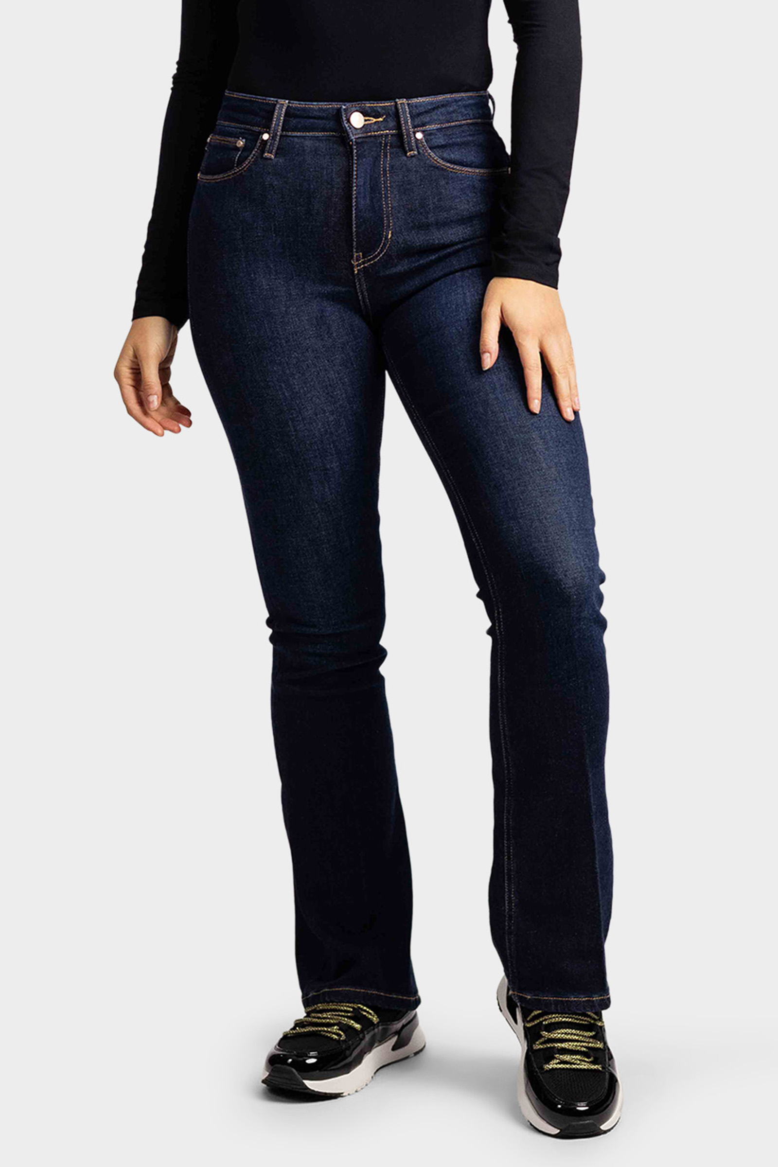 Guess Sexy Flare Jeans Dames Donkerblauw