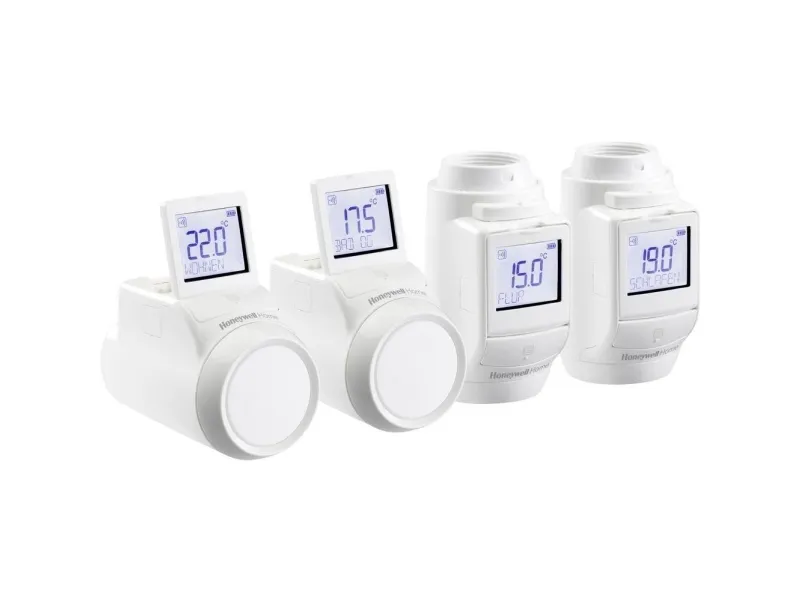 Honeywell evohome THR092HRT - Varmestyring - trådløs - 868 MHz (pakke med 4)