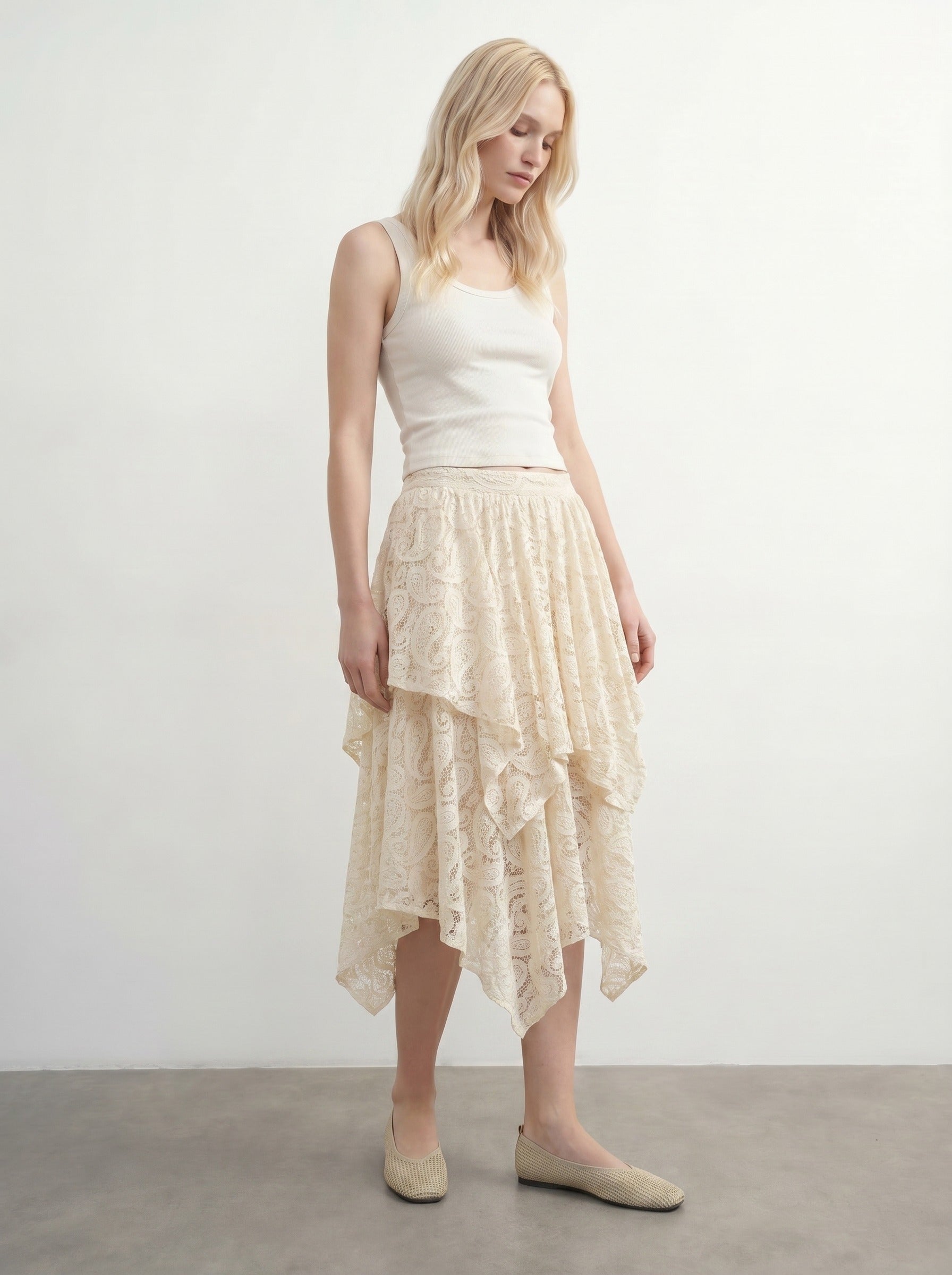 VMSALLY High waist Lange rok