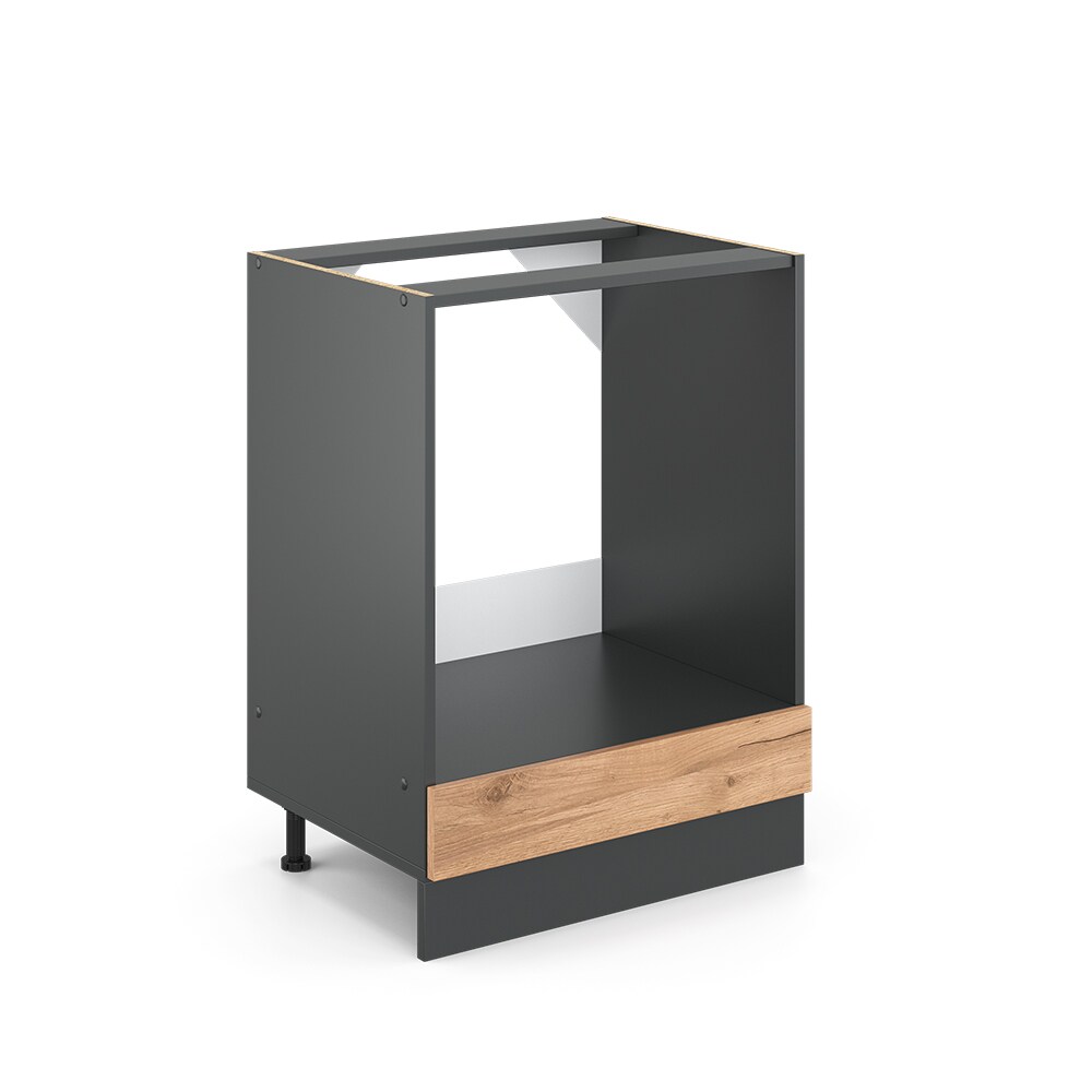 VICCO Küchenschrank Herdumbauschrank 60 cm R-Line Anthrazit