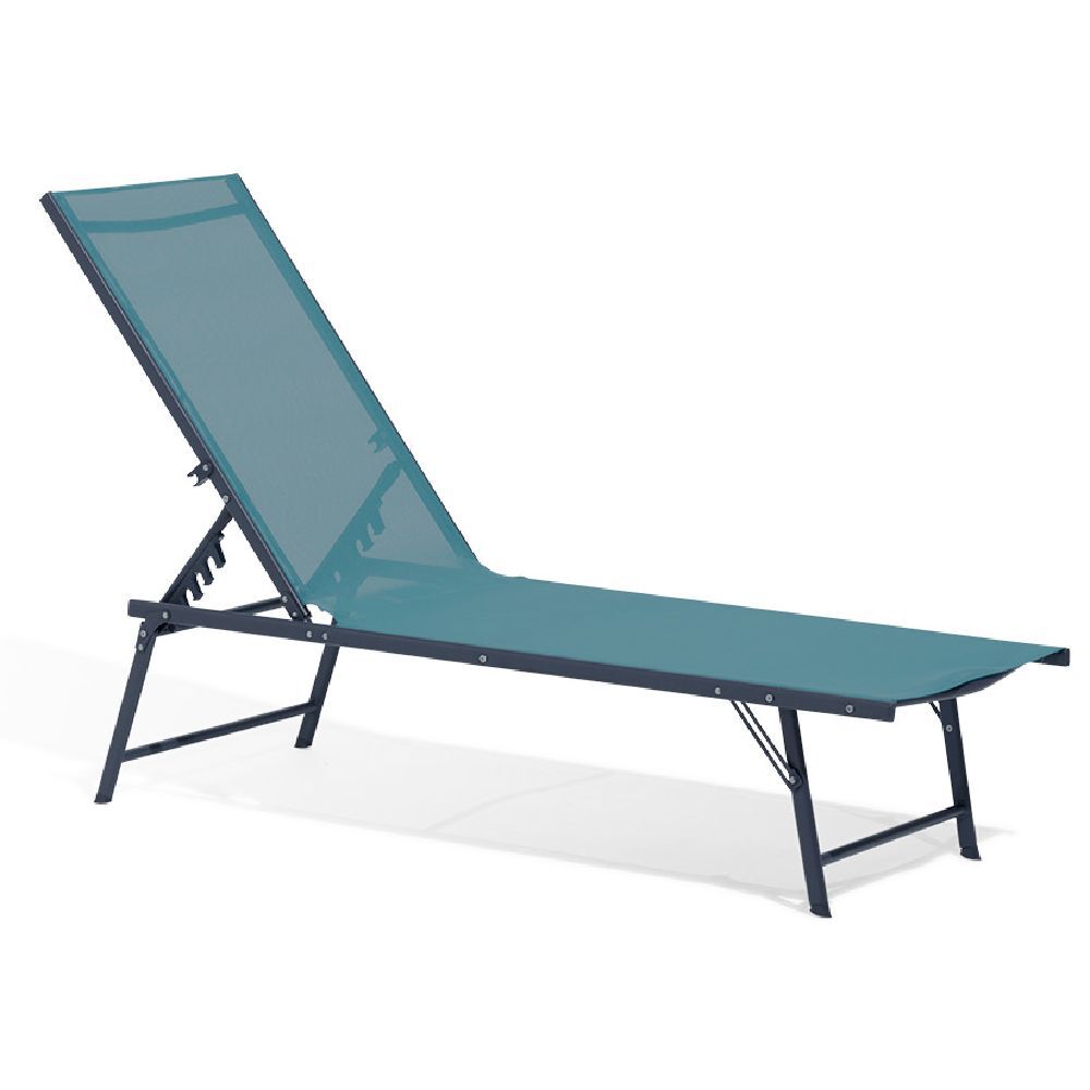 Bain de soleil Dream 5 positions bleu canard