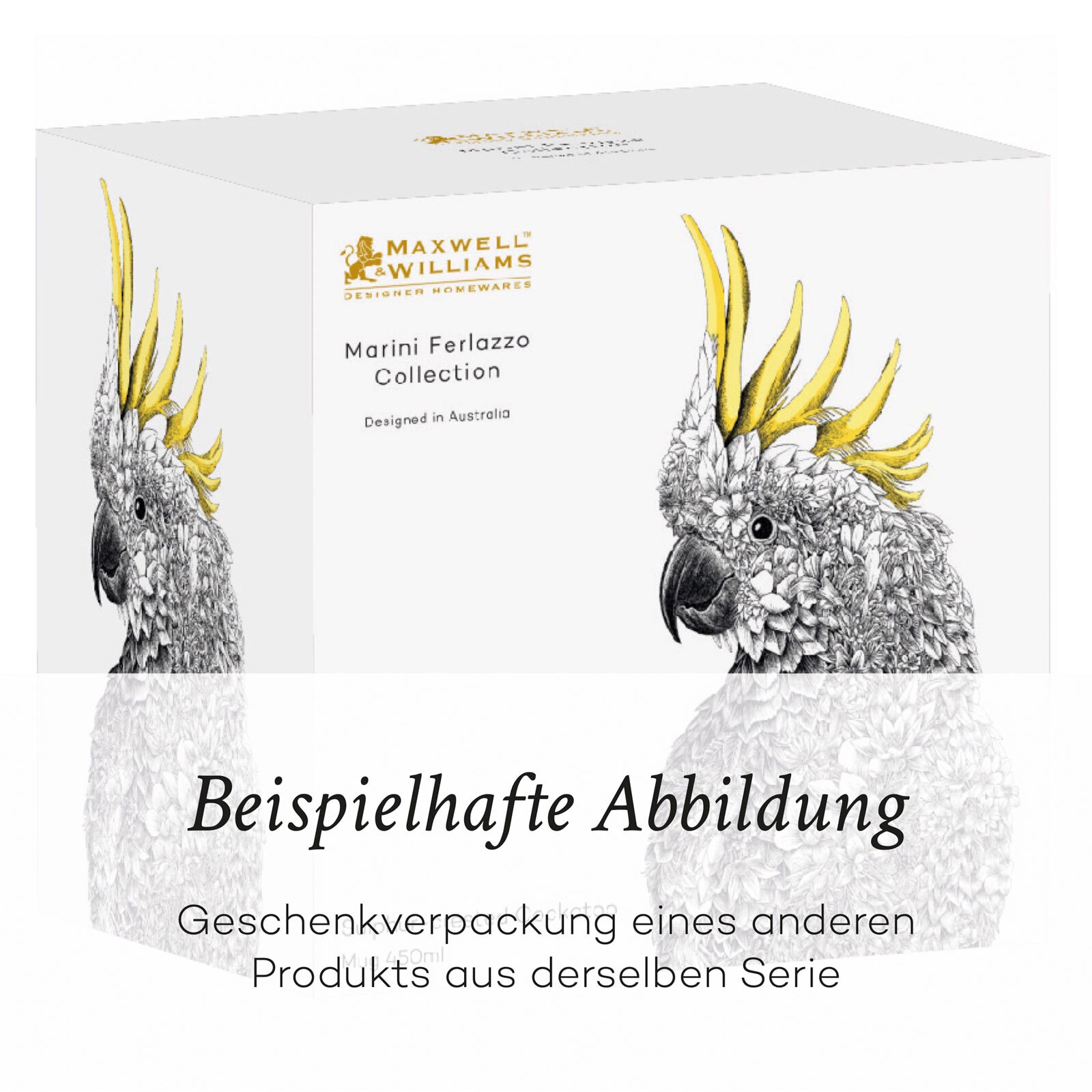 MAXWELL & WILLIAMS Kaffeebecher MARINI FERLAZZO 460 ml Cockatoo