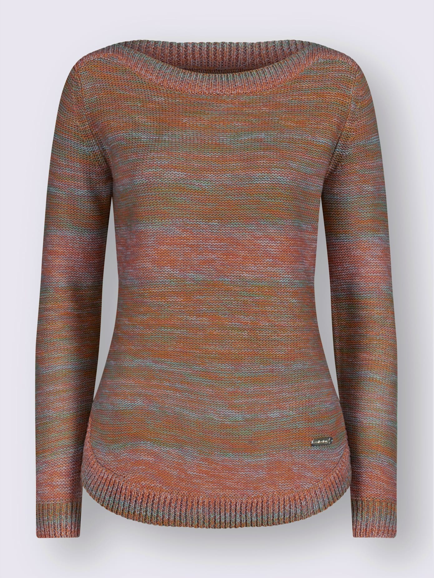 Pull en tricot encolure en u discrète