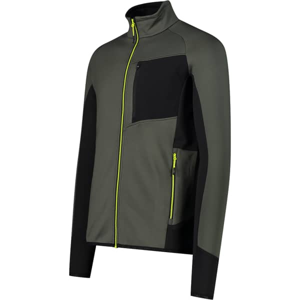 Veste polaire CMP MAN JACKET OIL GREEN