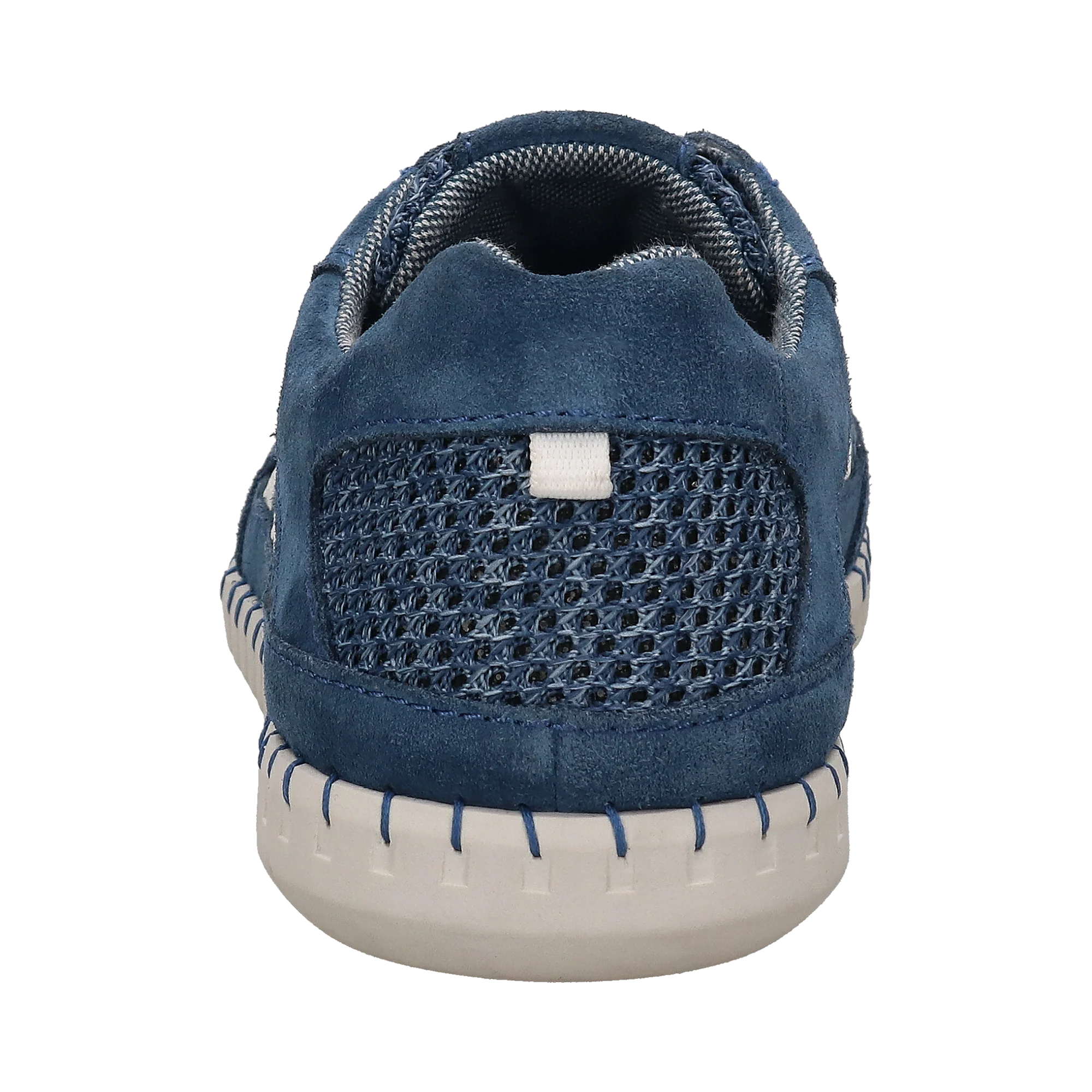Leder Slip on blau