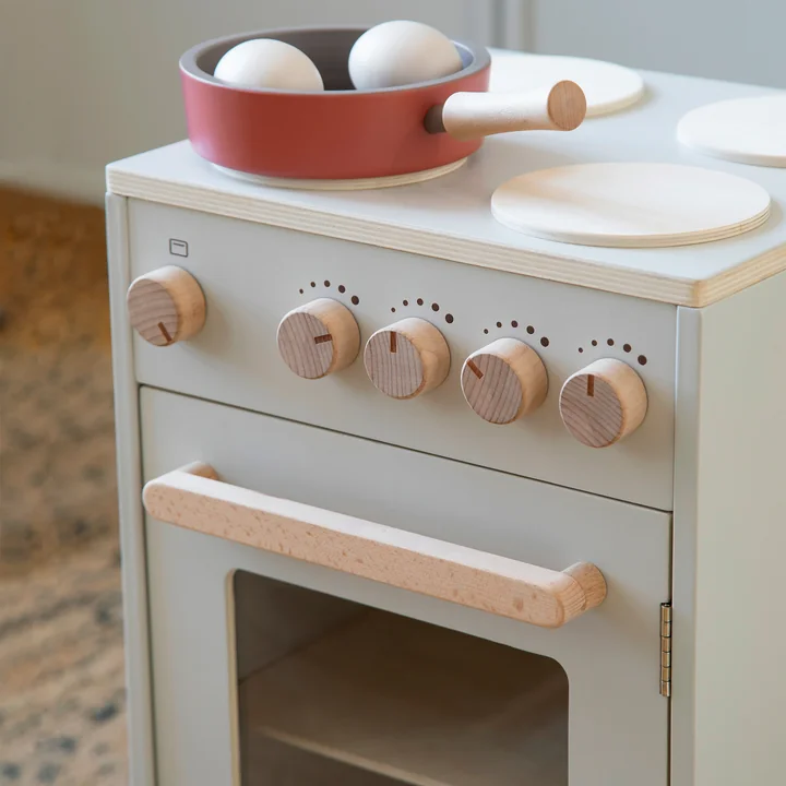 Sebra - KIDchen Kinderküche aus Holz, Spülbecken, beige