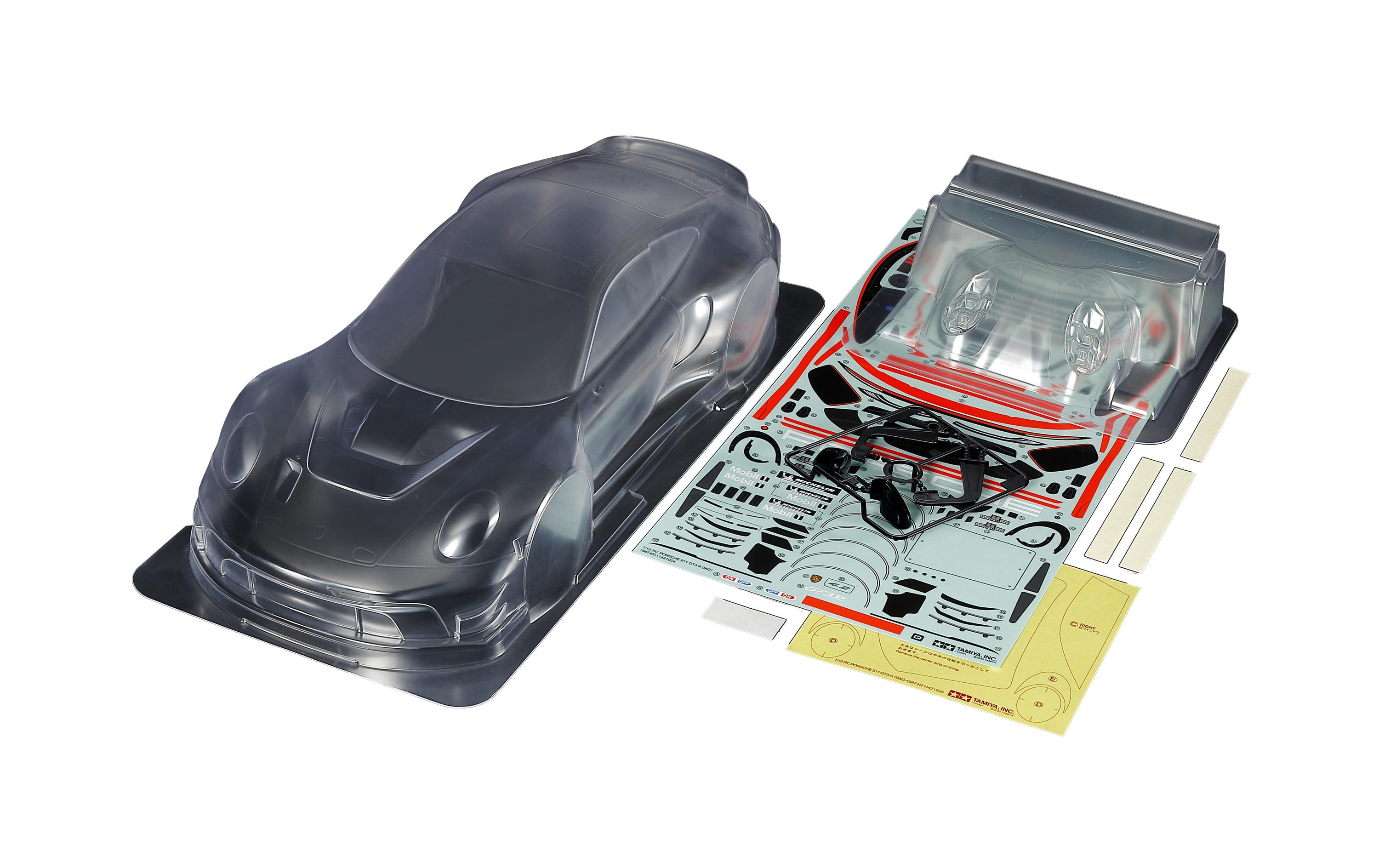 Karosserie Porsche 911 GT3 R (992) Body Parts Set 1:10Porsche 911 GT3 R Karosserieteile