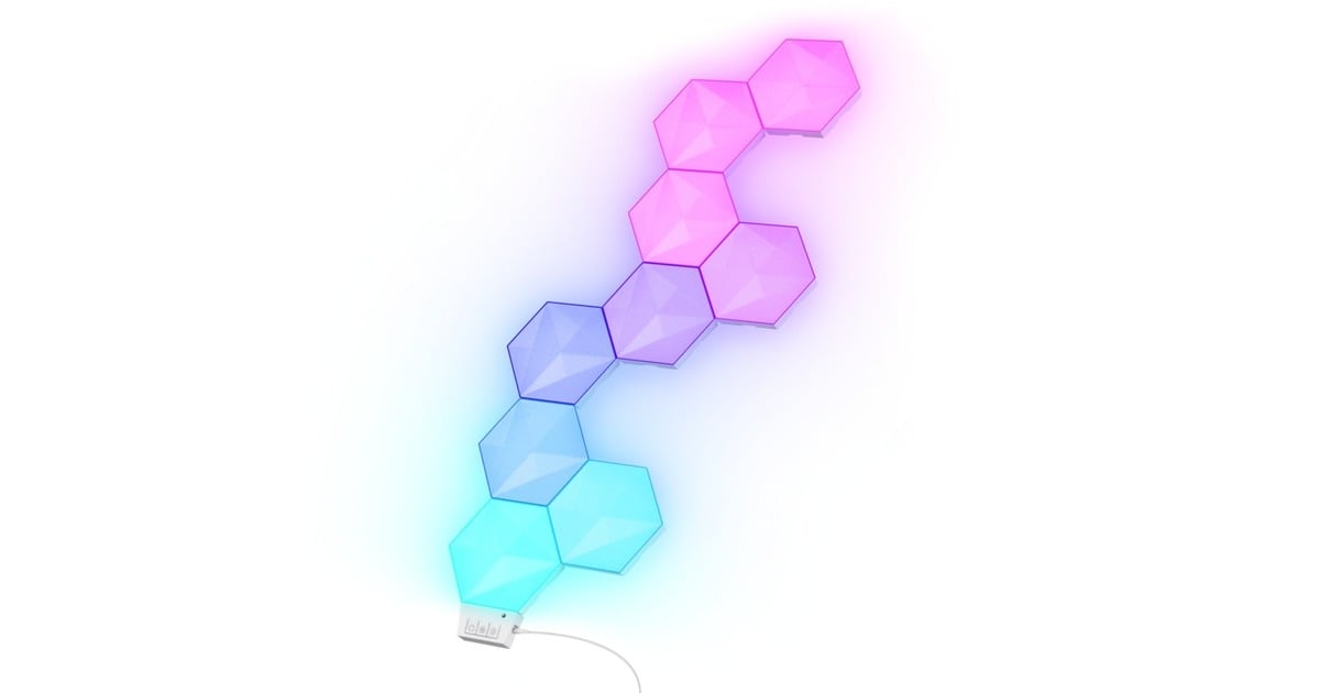 TrustGXT902 VYBZ Zeshoekige RGB-lichtpanelen sfeerverlichting  (9 lichtpanelen)