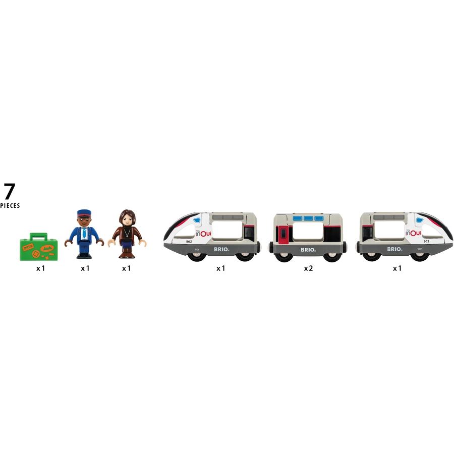 BRIO® TGV Hochgeschwindigkeitszug