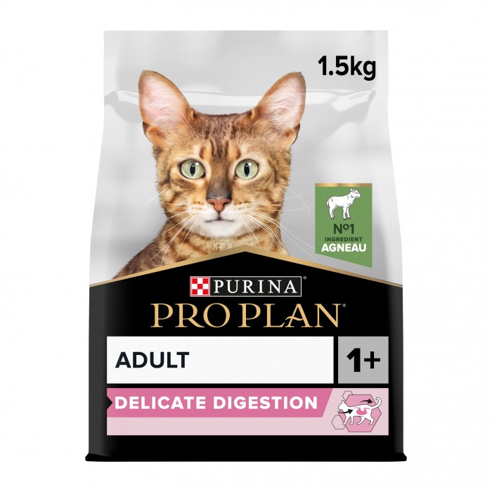PRO PLAN Delicate Digestion Adult à l'Agneau- Croquettes pour chat