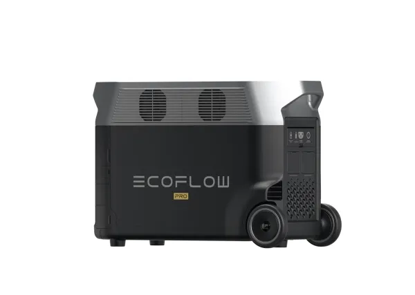 EcoFlow Delta Pro - Transportabel strømstation - AC 220-240 V - litiumjernfosfat - 3600 Wh - Wi-Fi, Bluetooth - output-stikforbindelser: 14