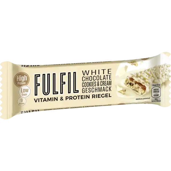 Vitamin & Protein Riegel White Chocolate, Cookies & Cream